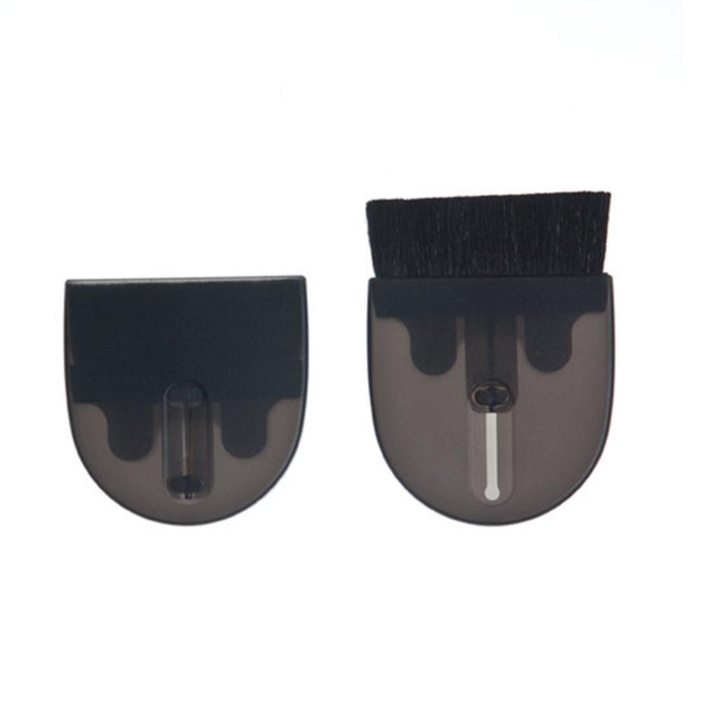 1pc reinigungsbürsten für plattenspieler, lp-player, schallplatten, antistatisch, halbkreisförmig, reiniger, staubentferner, zubehör