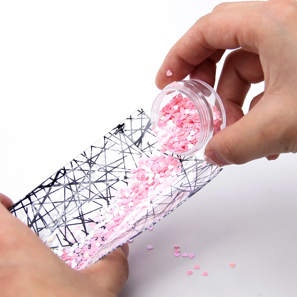 3" 75mm Fill in Transparent Geometric Patterns PVC Leather Ribbon 5 yards(without sequins),DIY Handmade Materials,5Yc7251