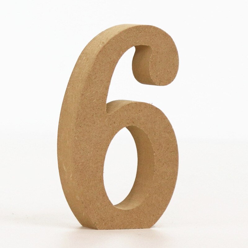 DIY 10cm Wood Color Letters Alphabet Word Letter Art Crafts Free Standing Name Party Wedding Home Decor Year Surprise