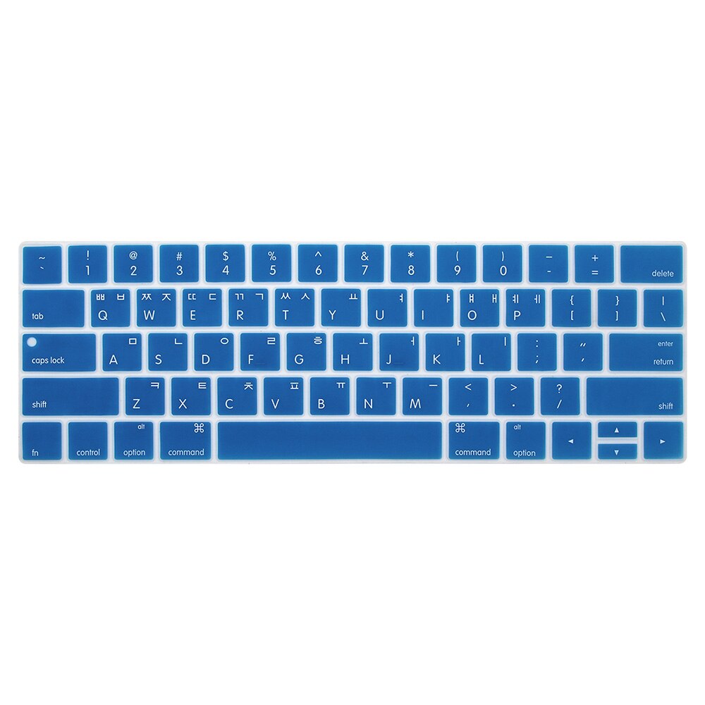 Korean Keyboard Cover Protector Skin for MacBook with touch bar 13 15 A1706 A1707A1989 Korea laptop keyboard protective film