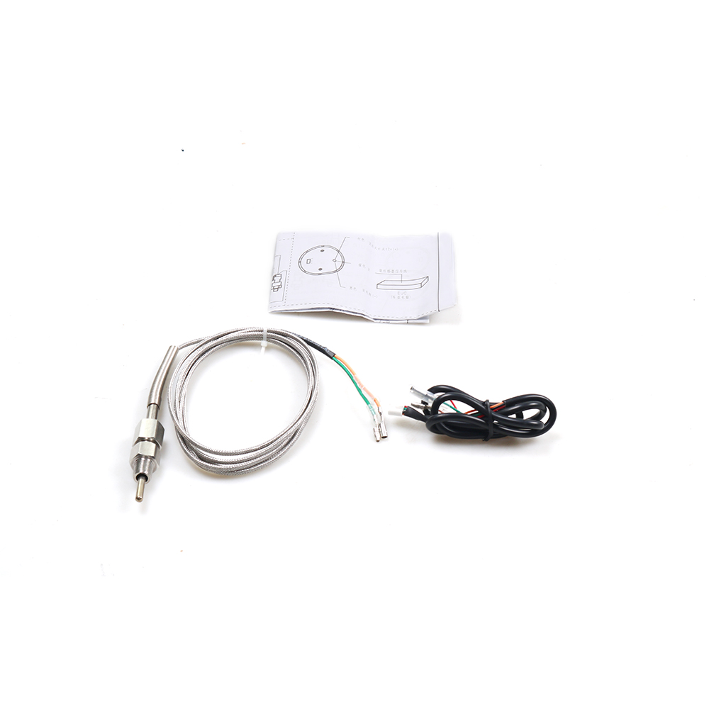 Dynoracing Car Meter Exhaust Gas Temp Gauge 2" 52mm 7 Colors LED 300-1300 Celsius EGT Gauge High Speed Motor EXT Gauge