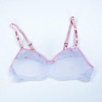 Good Student Training Bra Puberty Girl Underwear Bamboo Cotton Bra for Kids Training Bras Girls Small Bras A Cup: 172 white / 16