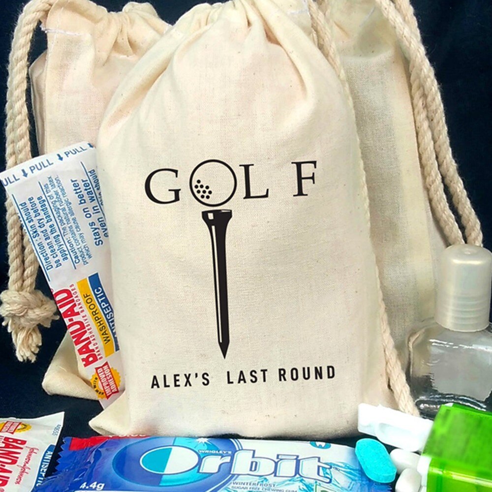 Golf Wedding Favor Bags Golf Tee Bag Groomsmen Golf Favors bags Bachelor Party Favor Stag Party Favor Tee Bags
