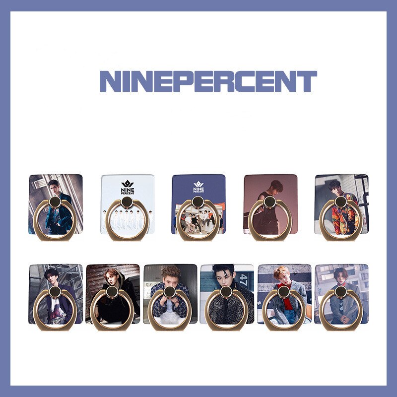 Cpop Nine Percent To The Nine Phone Stand Holder Album Universal Adjustable Finger Ring Grip 360 Degree