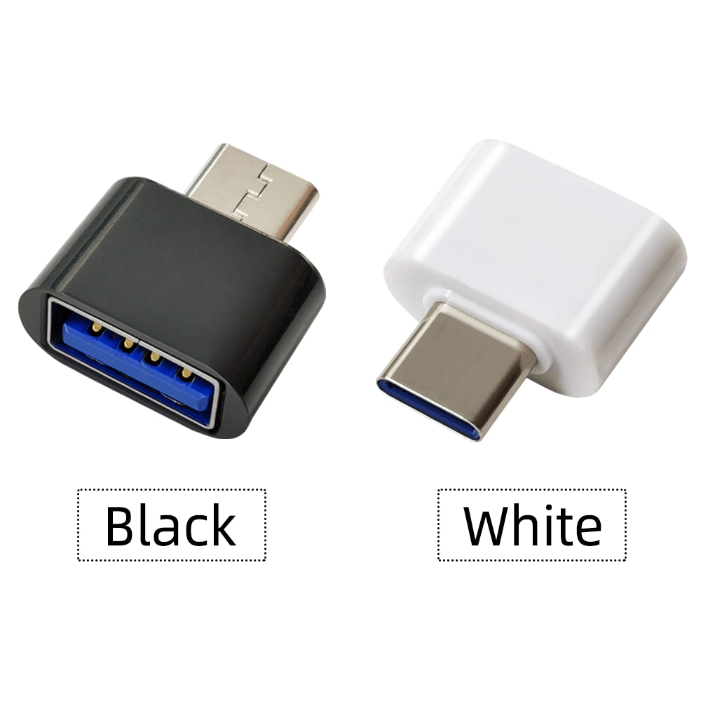 Adaptador USB tipo C OTG macho a USB 2,0 hembra, convertidor Micro USB macho a USB hembra para Macbook, Samsung, Huawei, OTG