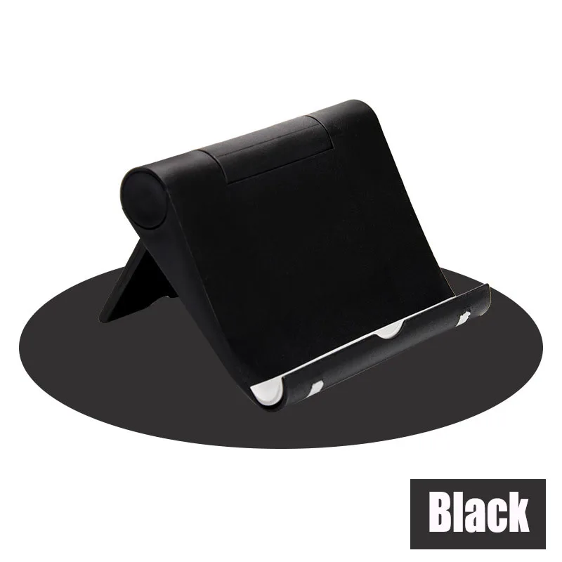 Smartphone Houder Communicatie Accessoires Universele Tablet Standhouder Mobiele Telefoon Desktop Bureau Stand Ondersteuning Tablet Telefoon: Black
