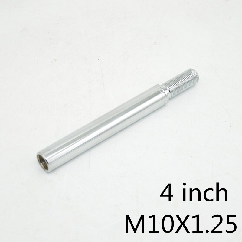 Aluminum Chrome Shift Knob Extender Extension Lever Gear Manual Shifter 4 inch: 4 inch 10X1.25