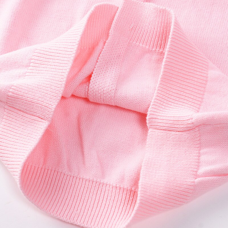 Children Knitted Cardigan Girls Sweater 2022 Spring Summer O-Neck Baby Sweaters Kids Clothes Toddler Coat 2-7y Pearls