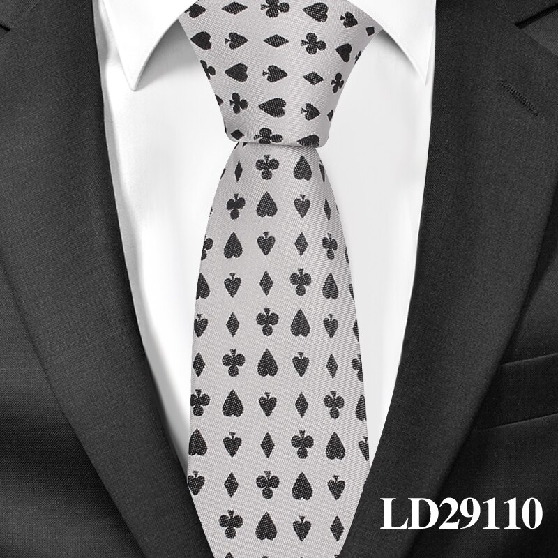 Gravata dos desenhos animados para homens poliéster jacquard animal gravata para casamento ternos de negócios 6cm gravata magro gravata masculina gravatas: LD29110