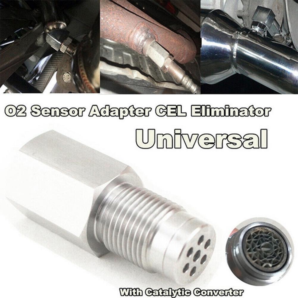 1 sztuka przedłużacz czujnika tlenu samochodowego adapter dystansowy m18x1, 5 gwint sprawdź korek katalizator silnik CEL O2 eliminator