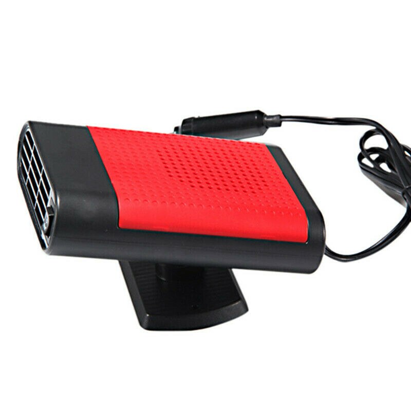 12V 150W Auto Heater Fan Draagbare Voorruit Defogger Heater Auto Heater Fan Auto Elektrische Heater Ontdooier Voorruitverluchting: Rood