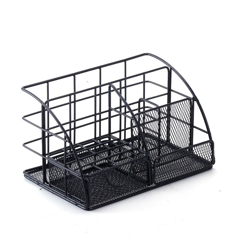 Schreibtisch Lager Kasten Rose Gold Gittergewebe Metall Büro Liefert Zubehör mit Schublade für Heimat Sekretariat machen-hoch Organizer органайзер: F