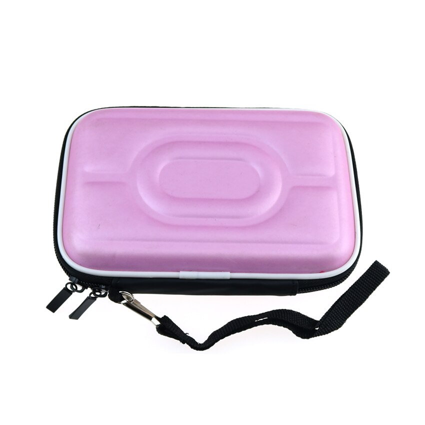 Jcd Hard Case Eva Travel Carrying Protector Bag Voor Gameboy Gba Gbc Carry Cover Opbergtas Voor Ndsl Ndsi 3DS console: Roze