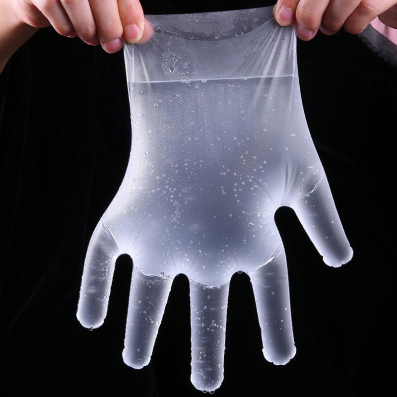 Doorzichtige wegwerphandschoenen latexvrij - grote plastic wegwerphandschoenen, voedselveilig