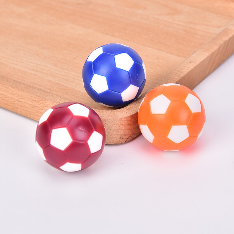 8pcs/set 32mm Mini Colorful Table Soccer Footballs Replacement Balls Tabletop Game Mini Soccer Ball
