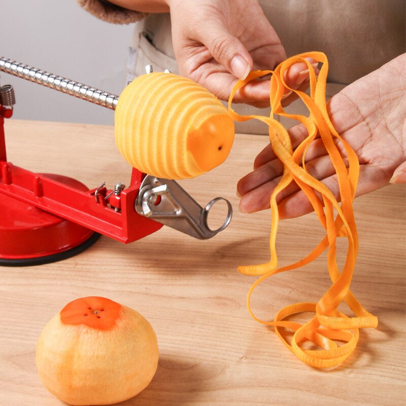 3 in 1 Apple Peeler Hand-cranked Stainless Fruit Peeler Slicing Machine Apple Fruit Machine Peeled Tool Kitchen Tools