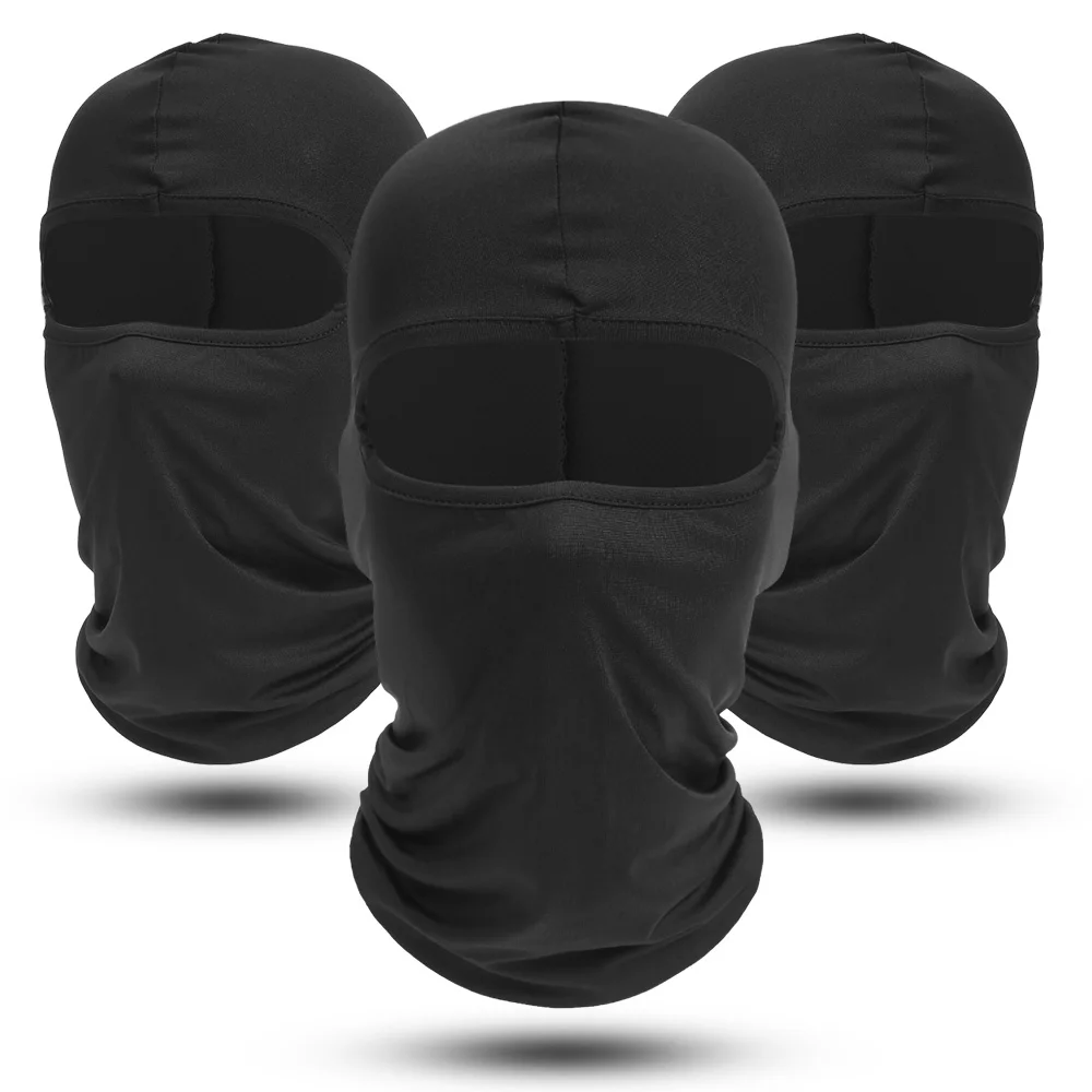 Gorro de pasamontañas deportivo transpirable de secado rápido a prueba de viento máscara facial completa para montar correr esquí senderismo cubierta facial al aire libre hombres: Morado