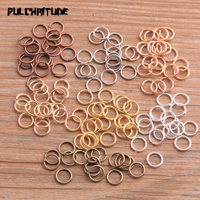 1 Doos 4 Stijlen 7 Kleur Karabijn Open Jump Rings Split Ringen Link Loop Voor Diy Sieraden Maken Bevindingen connector