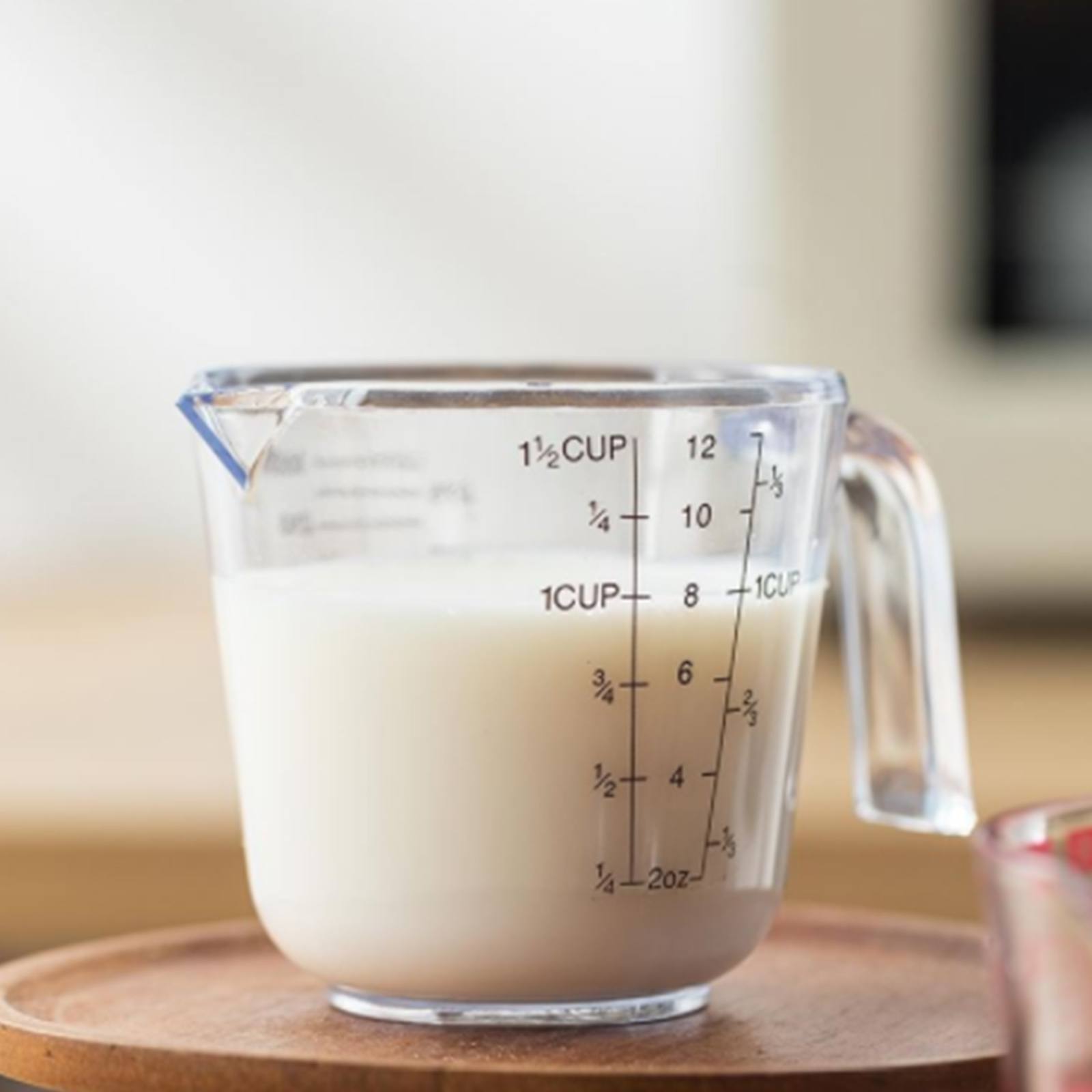 Tasse à mesurer en plastique Borosilicate de 300ML, verre gradué avec poignée, résistant à la chaleur, outils de mesure du vin, du lait