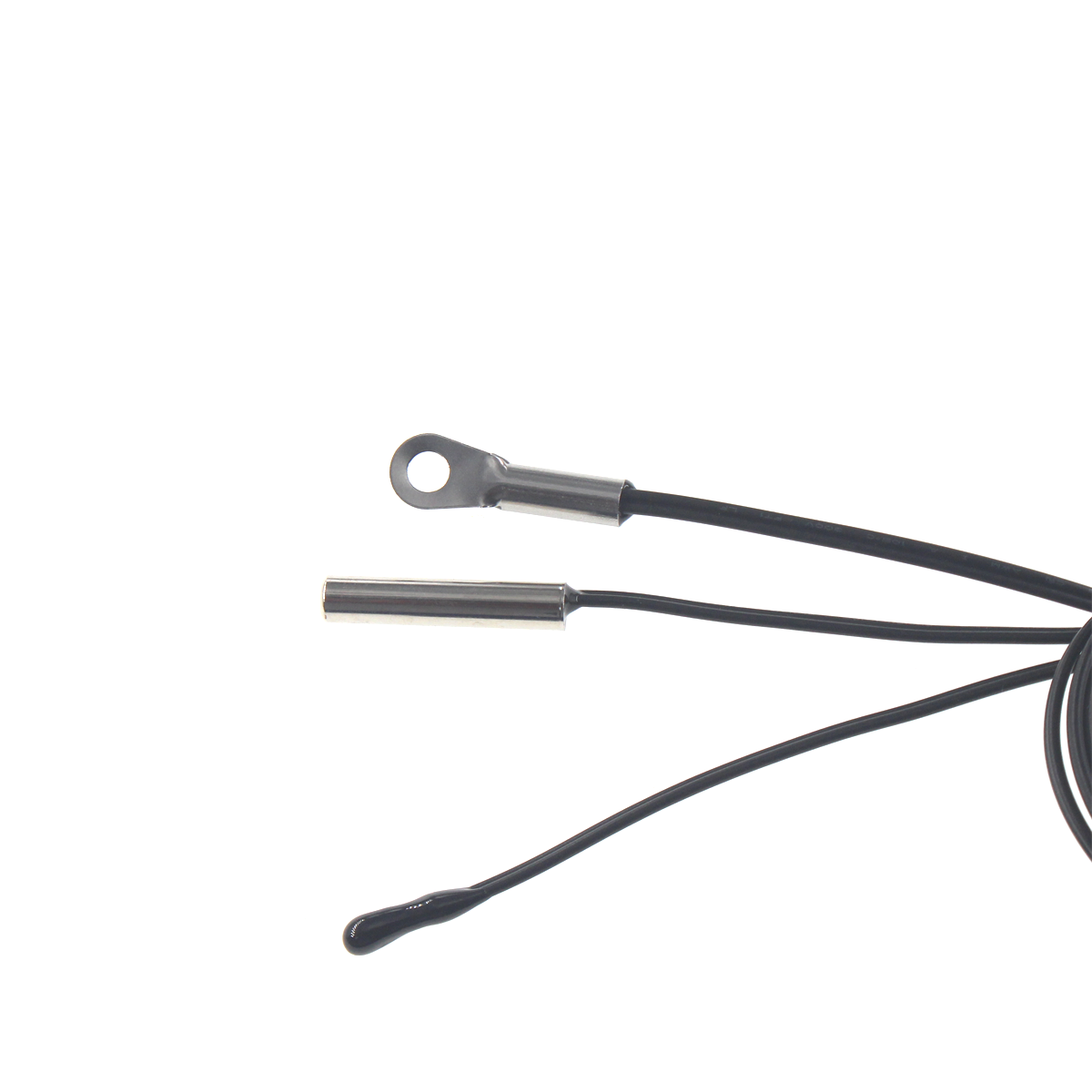 Sensor de temperatura de termistor epoxi de precisión, 10 piezas, 3950, 3435, 3470, NTC 5K, 10K, 15K, 20K, 50K, 100K, 300MM