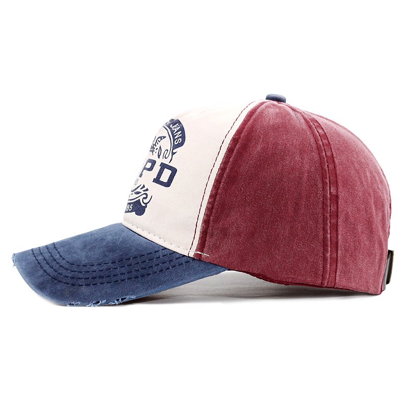 Gorra de béisbol Unisex de NYPD patrón de letras mujeres lavadas gorras de estilo antiguo hombres deporte de ocio algodón lavado gorro de hip hop CP0252