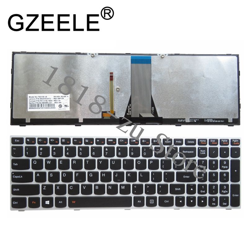 YALUZU US Keyboard FOR Lenovo Flex 2-15 T6G1-US MP-13Q T6G1B-US B51-80 G50-80 Z70-80 Z51-70 Z70-80 English Laptop