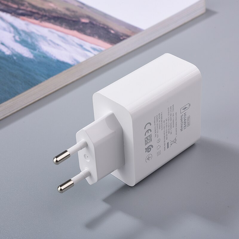 Huawei 66W Super Schnelle Ladegerät EU Stecker 6A Typ C Kabel Quick Charge Für Huawei P50 P40 Mate40 30 pro Mate X2 40E Nova 8 7 6 SE