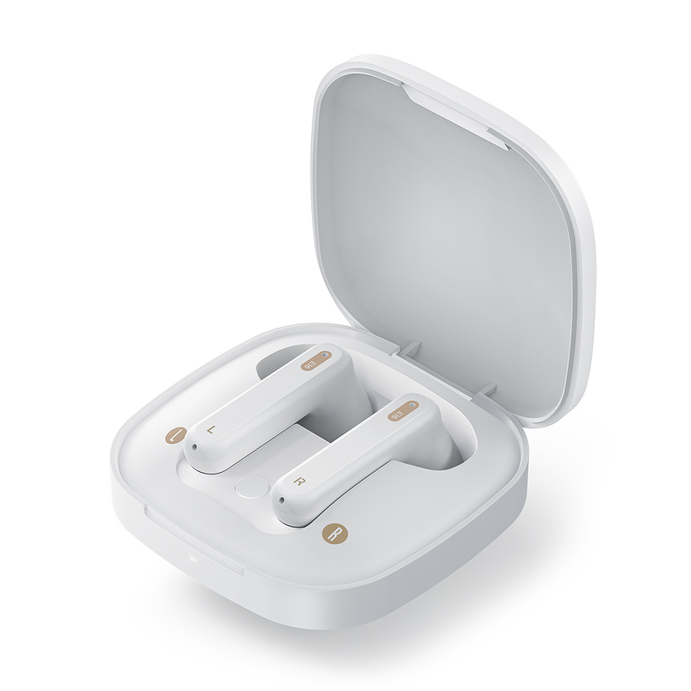 Baseus Bowie E16 słuchawki bezprzewodowe Bluetooth 5.3 TWS słuchawki douszne IPX4 wodoodporne słuchawki 30H czas odtwarzania 13mm sterownik słuchawki HIFI: WHITE