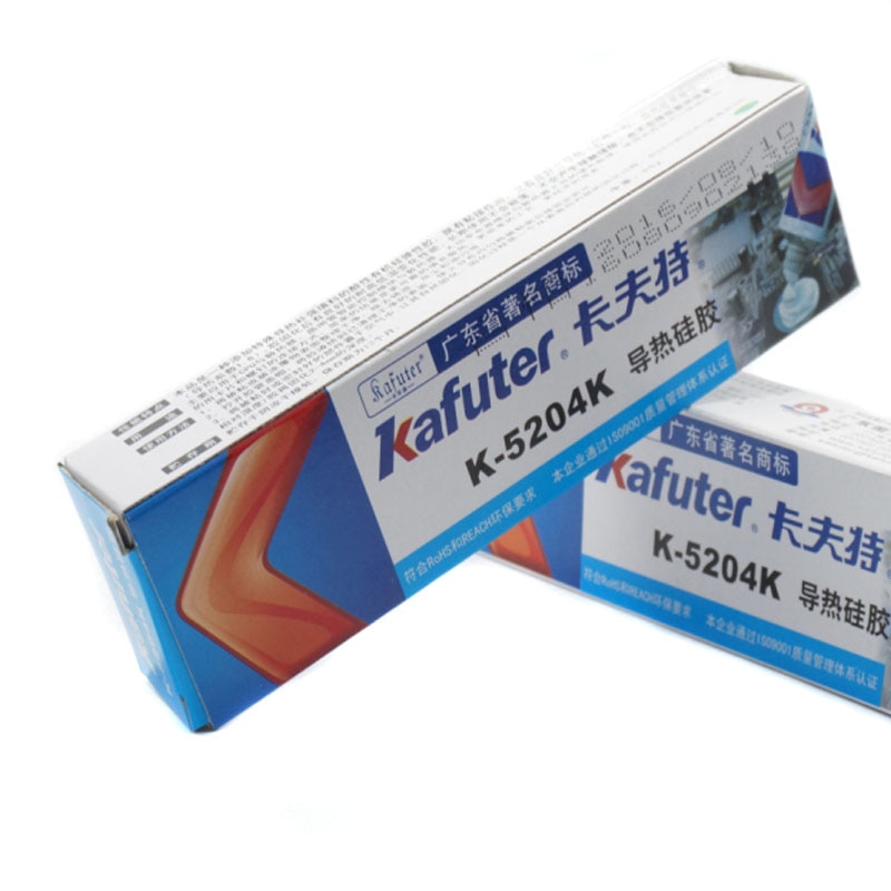Kafuter 80g k -5204k led termiskt ledande silikon cpu bindande lim snabbtorkande termisk kiseldioxid härdbar koefficient 1.6