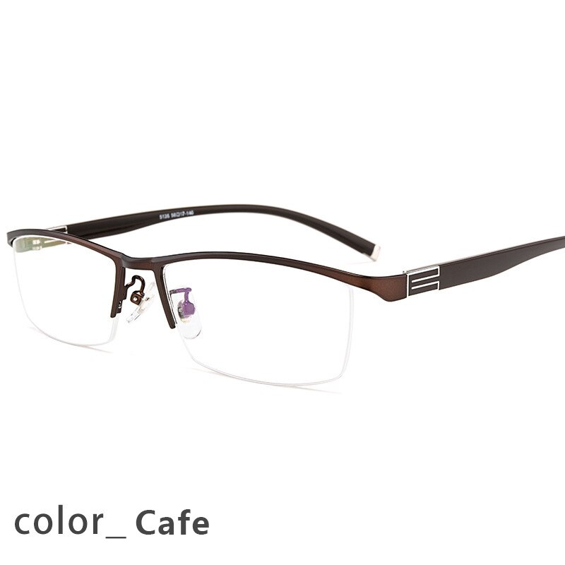 Popular Men Prescription Glasses Quality Multifocal Photochromic Reading Glasses Custom Anti-fatigue Astigmatism Myopia Eyeglass: cafe frame