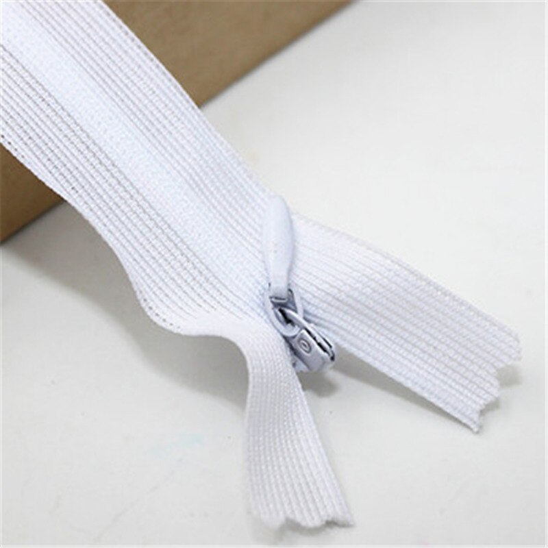 60cm cremalleras invisibles DIY Nylon bobina cremallera para costura ropa cojín herramienta cojín sastre: 01