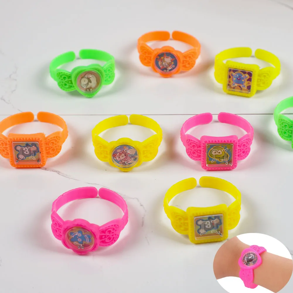 20 pièces montre mignonne labyrinthe Puzzle Bracelet jouets d'intelligence pour enfants de fête d'anniversaire bébé douche Pinata remplissage prix de carnaval
