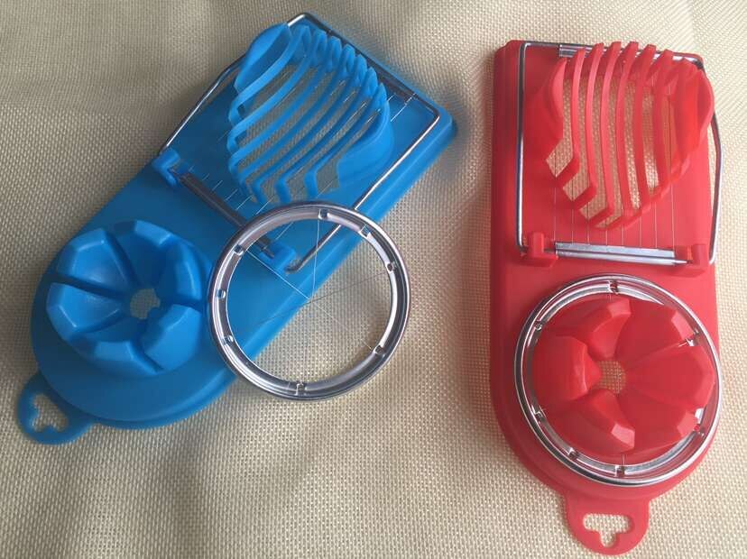 Kookgereedschap 2 in 1 snijmachine multifunctionele keuken eiersnijder snijmal bloemranden gadgets gereedschap