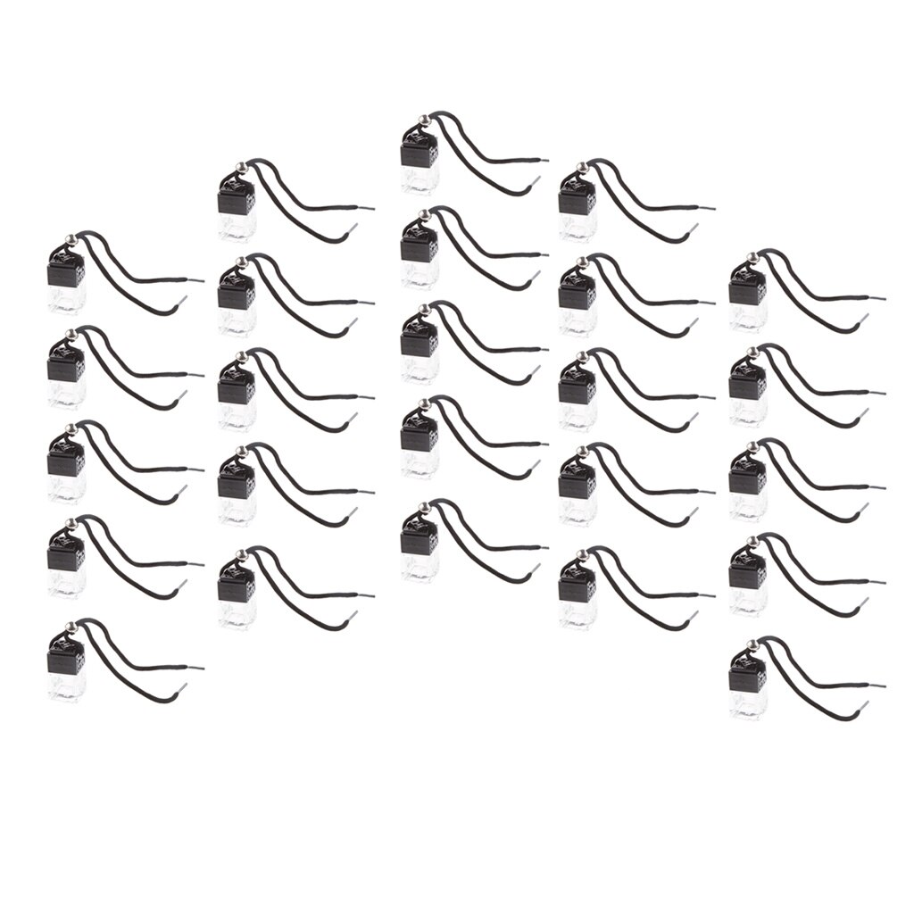 25 stk hjemmebil hengende luftfrisker parfyme duft diffuser glassflaske