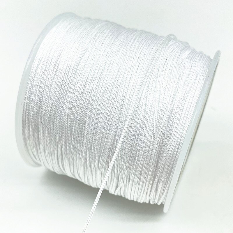 0.4mm 0.8mm 1.0mm 1.5mm Nylon Cord Thread Chinese Knot Macrame Bracelet Braided String DIY Tassels Beading #R