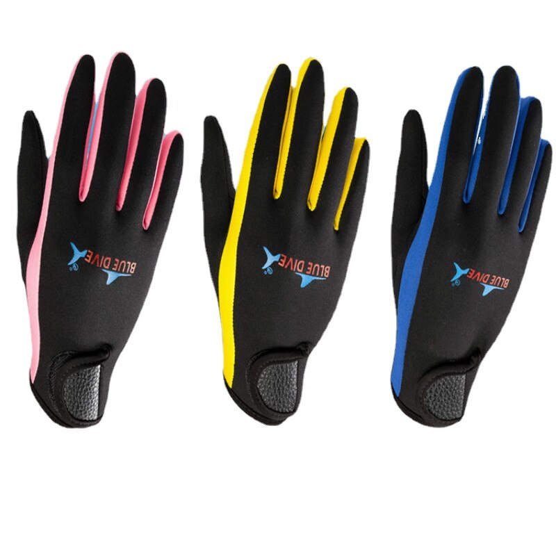 Gants de plongée sous-marine en néoprène, 1.5mm, chauds pour hommes et femmes, équipement de natation, surf, pêche sous-marine