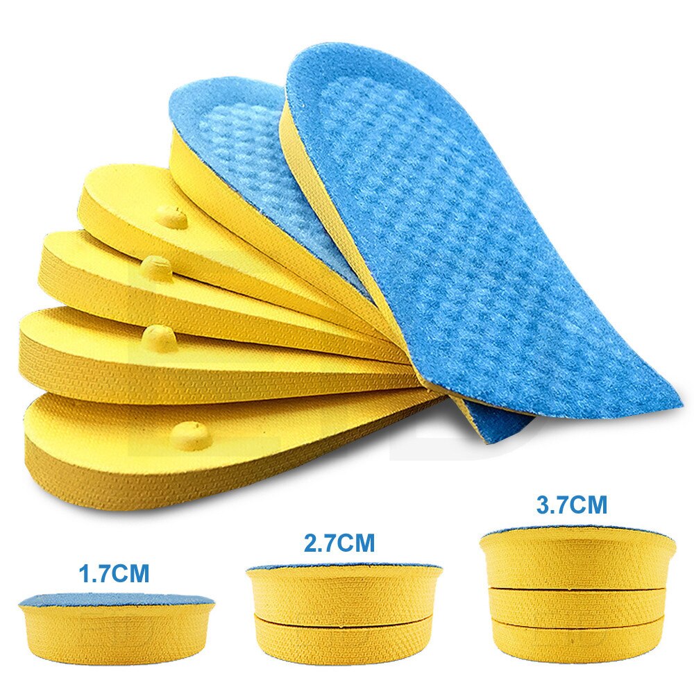 Wysokiej jakości wygodna wkładka podwyższająca dla kobiet mężczyzn EVA silikonowa wysokość podnoszenia zwiększenie wkładki robić butów wkładka pięty dla obu płci