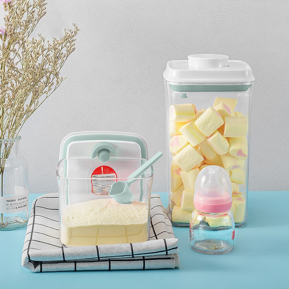 Bærbar baby melkepulver container låve matte oppbevaringsboks ingen bpa spedbarn fôringe matte oppbevaringsboks med skje til nyfødt