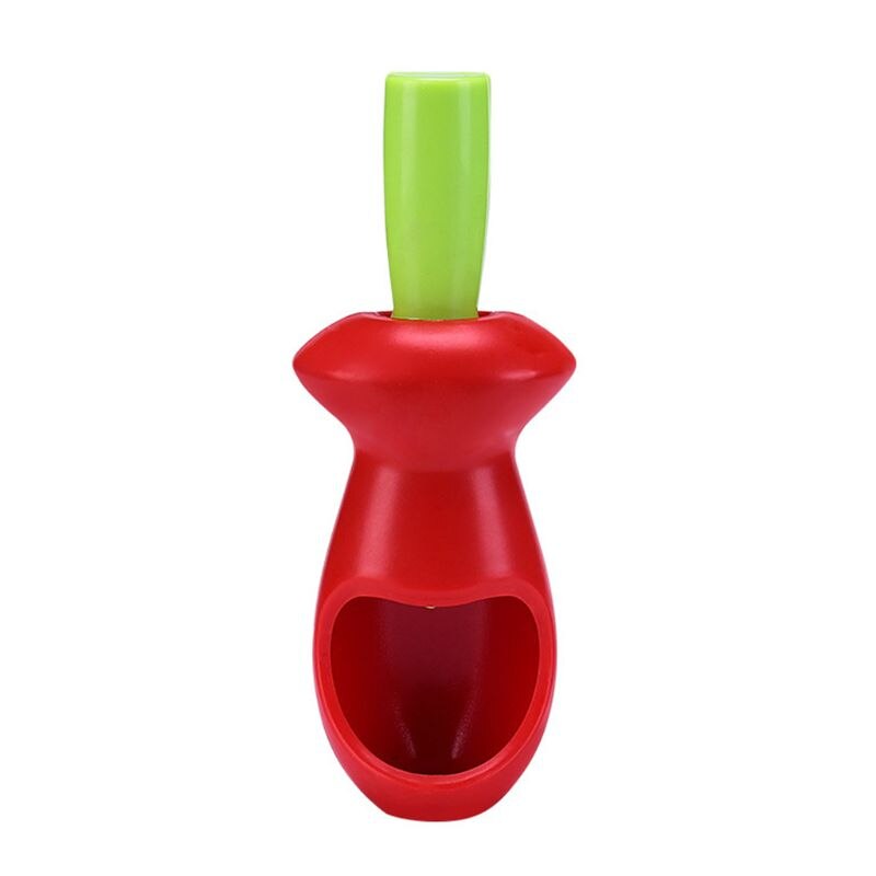 Creatieve Vinger Druk Cherry Corer Pitter Tool Fruit Zaad Remover Plasitc Huller