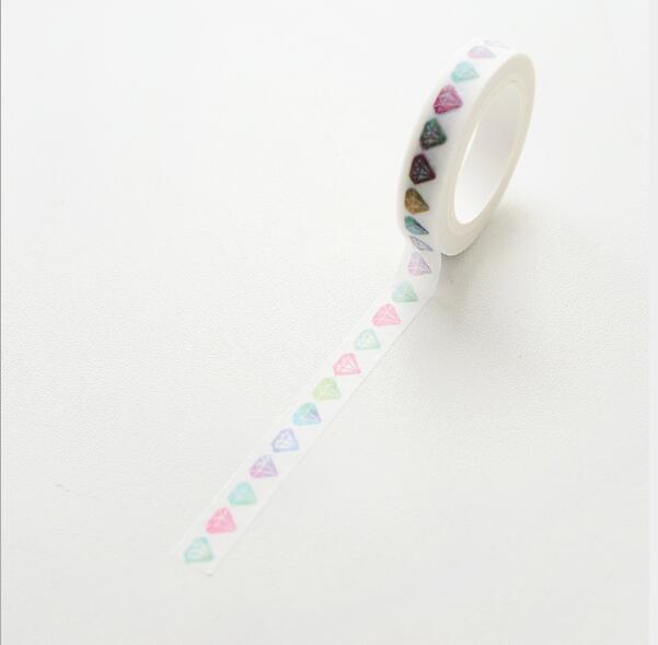 Ruban adhésif Washi Slim, 0.8CM de large, étiquette autocollante, usage quotidien, , amour, fournitures scolaires et de bureau, pour bricolage et Scrapbooking: 8