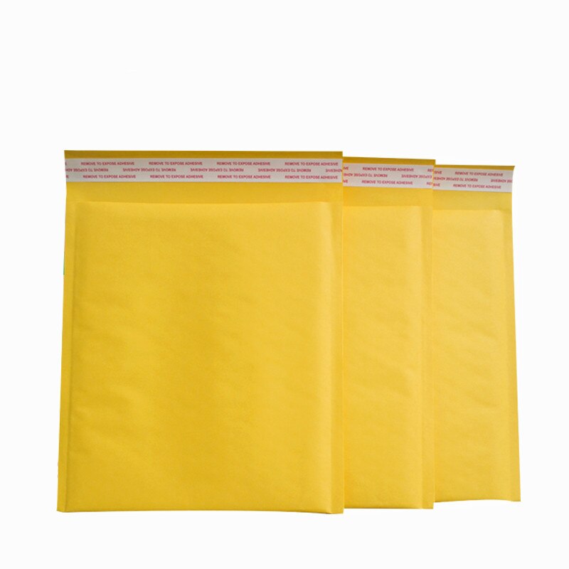 Kraft Paper Bubble Envelopes Bags Padded Mailers Envelope with Bubble Mailing Packaging Bag Wrap Storage 15*18cm