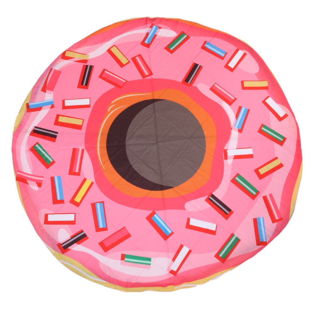 Roze Ronde Strandlaken Microfiber Absorberende Zwemmen Sport Bathrathe Handdoeken Picknick Deken Badhanddoeken Voor Woonkamer 146 Cm: D