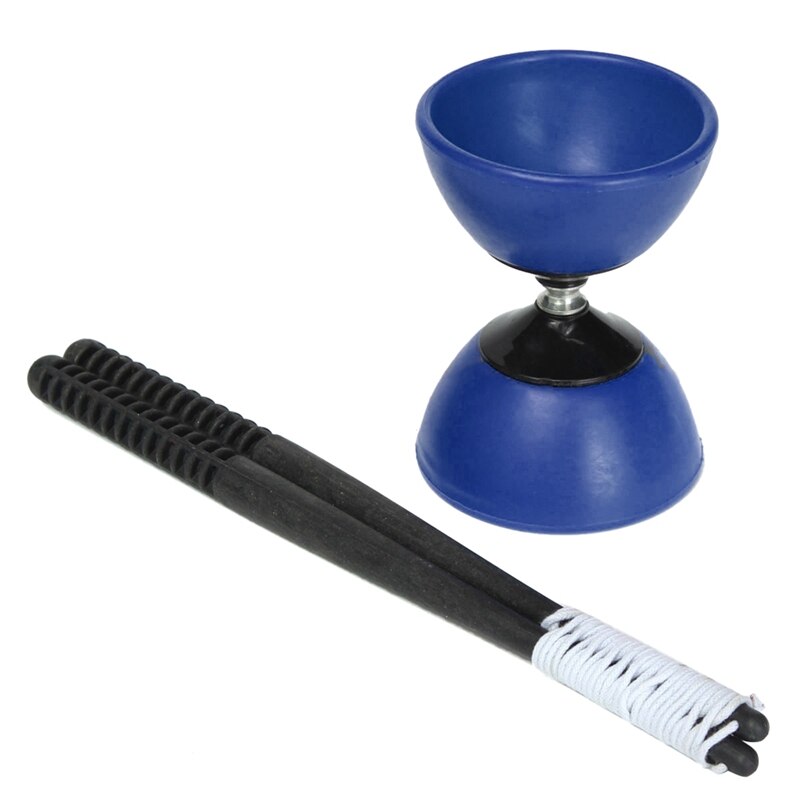 Tazón grande Diabolo + palos de plástico-YoYo chino juego de malabarismo