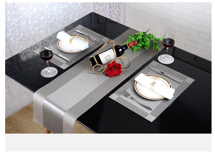 Europejski bieżnik z tworzywa sztucznego pcv, luksusowy, długi obrus, łatwy robić czyszczenia i szybkoschnący, oddychający, mata stołowa, flaga na stolik kawowy