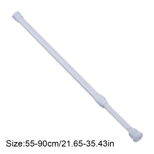 Multi Purpose Spring Loaded Extendable Sticks Telescopic Net Voile Tension Curtain Rail Pole Net Rods Curtain Telescopic Pole: 3