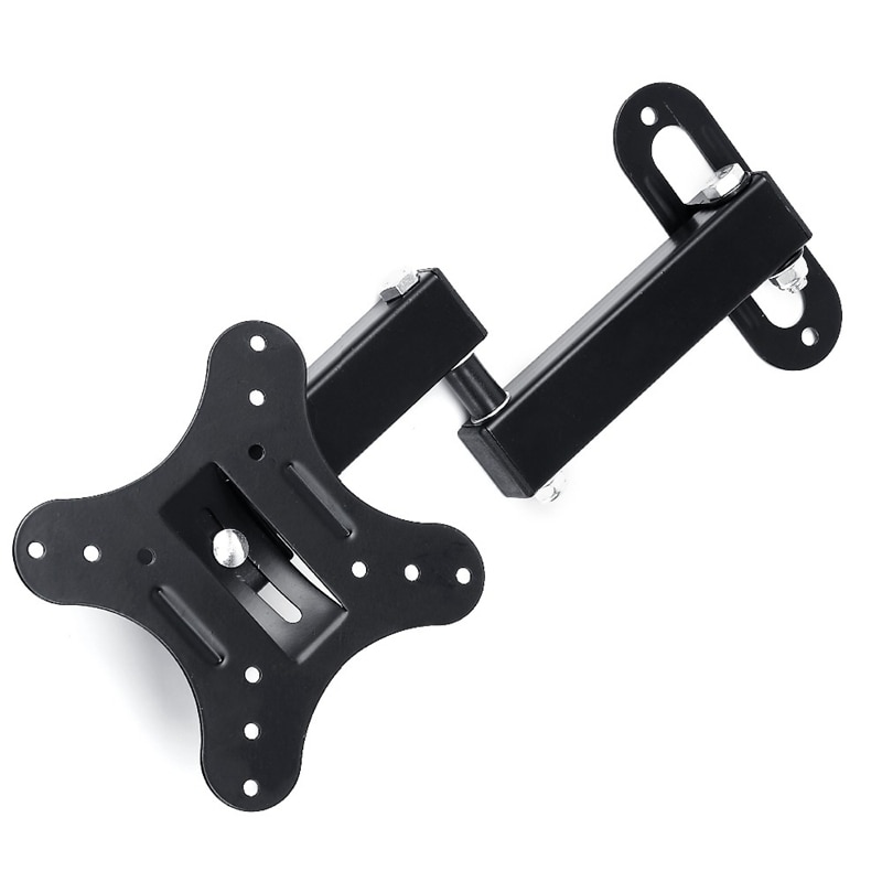 14 Inch-26 Inch Retractable TV Wall Mount Bracket Loading 10Kg Full Motion Bracket Mount for Flat Screen Up To 100X100Mm