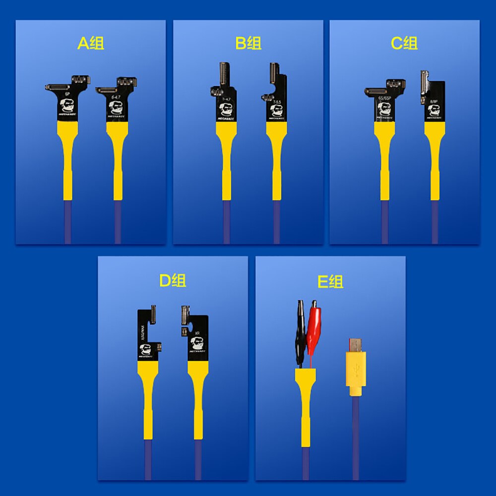 Mekaniker iboot box telefon reparation strømledning 5v-28v 6- port usb 4 digital led batteri strøm apple android telefon strøm test linje