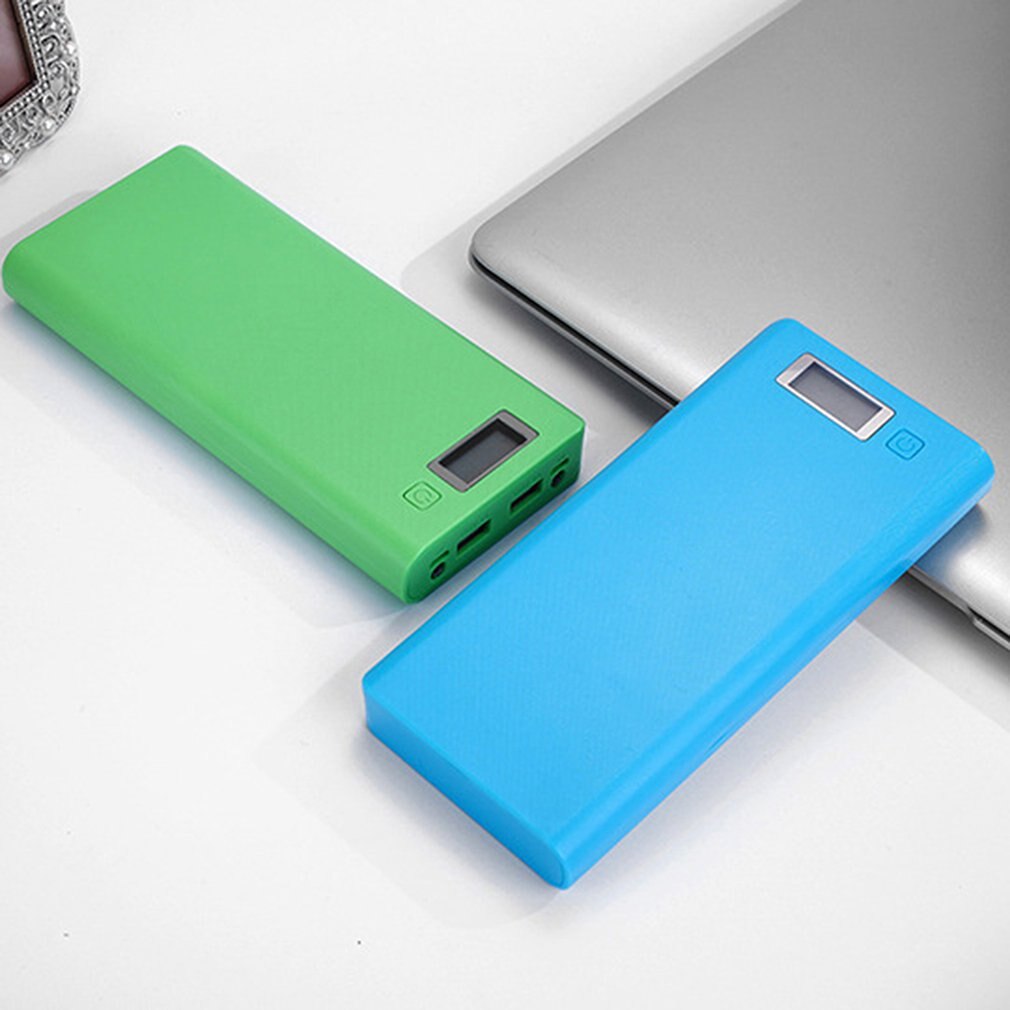 8*18650 bateria portátil power bank caso kit display digital de soldagem-livre 8*18650 kit caixa de energia móvel bateria portátil escudo