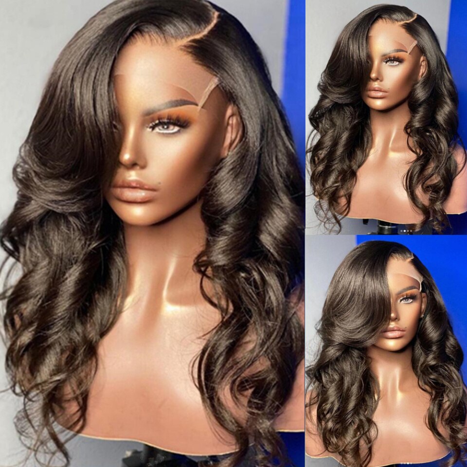 Top 4x4 Scalp Lace Front Wigs Synthetic Hair 13x4 Lace Front Wigs For Black Women Heat Resistant Fiber Hair Cosplay Wig Glueless