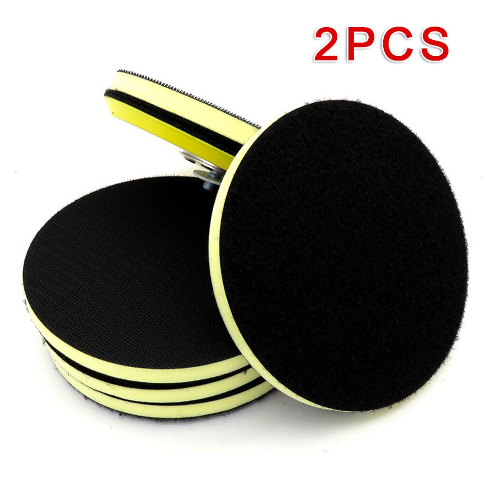 Care Supplies Polishing Disc 2pcs 150mm / 6 Inch Clay Bar Pad Buffing For Car Detailing